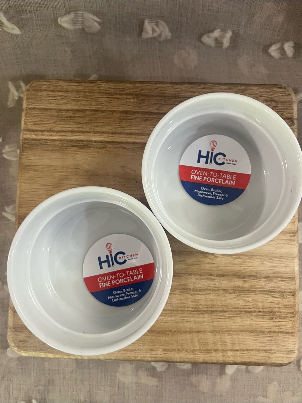 White Porcelain Oven-to-Table Bowls - Set of 2